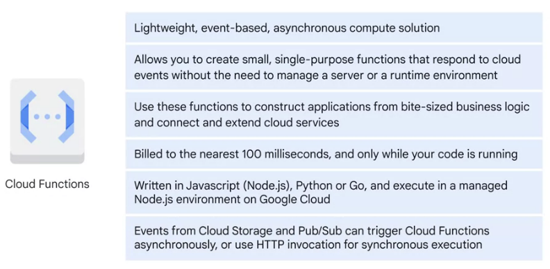 Cloud functions